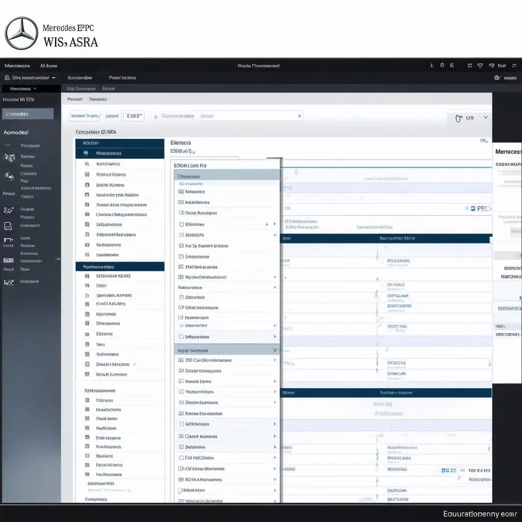 Mercedes EPC WIS ASRA software