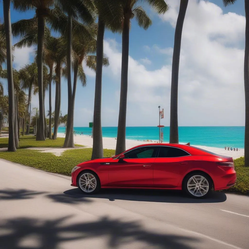 Miami Rental Car Beach Drive