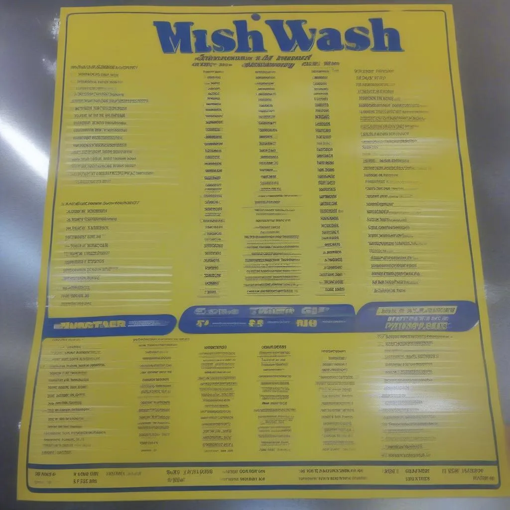 Mister Car Wash Prices