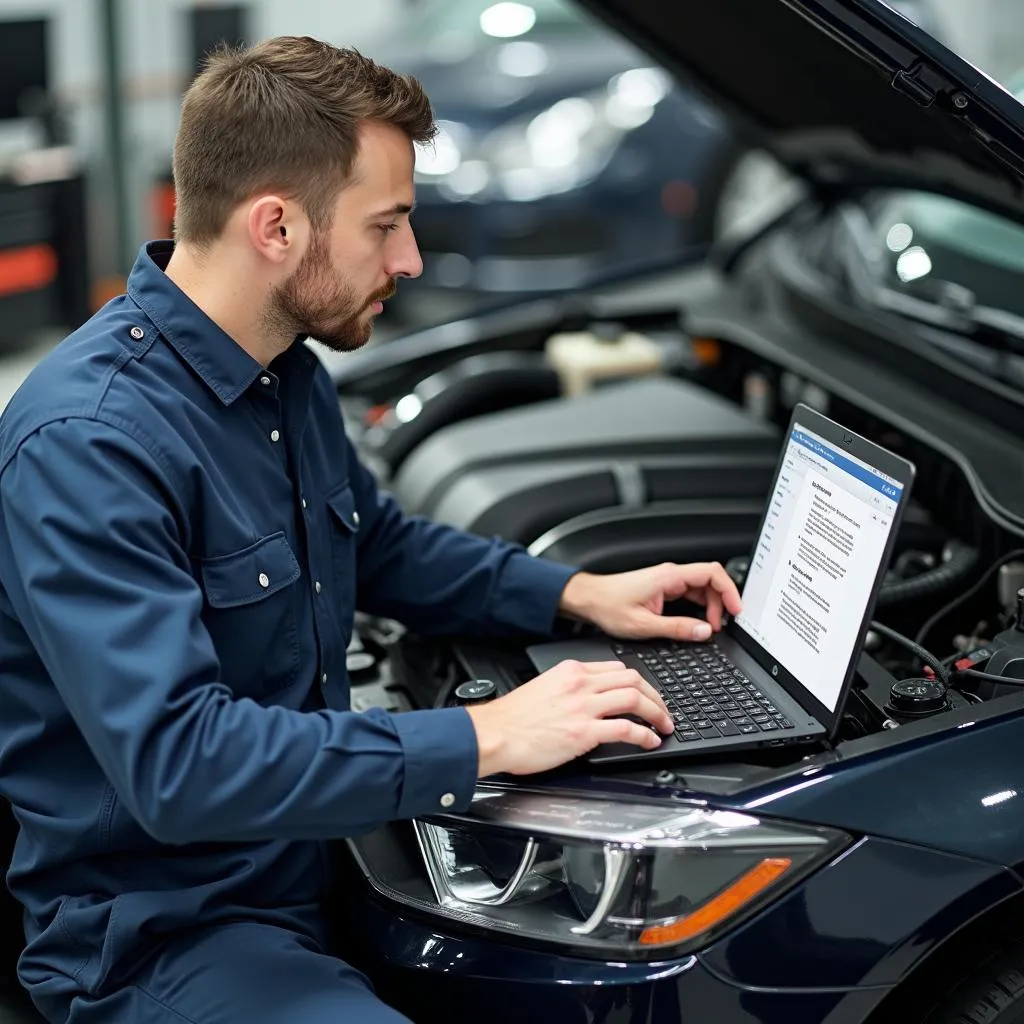 High-Tech Auto Repair Shop