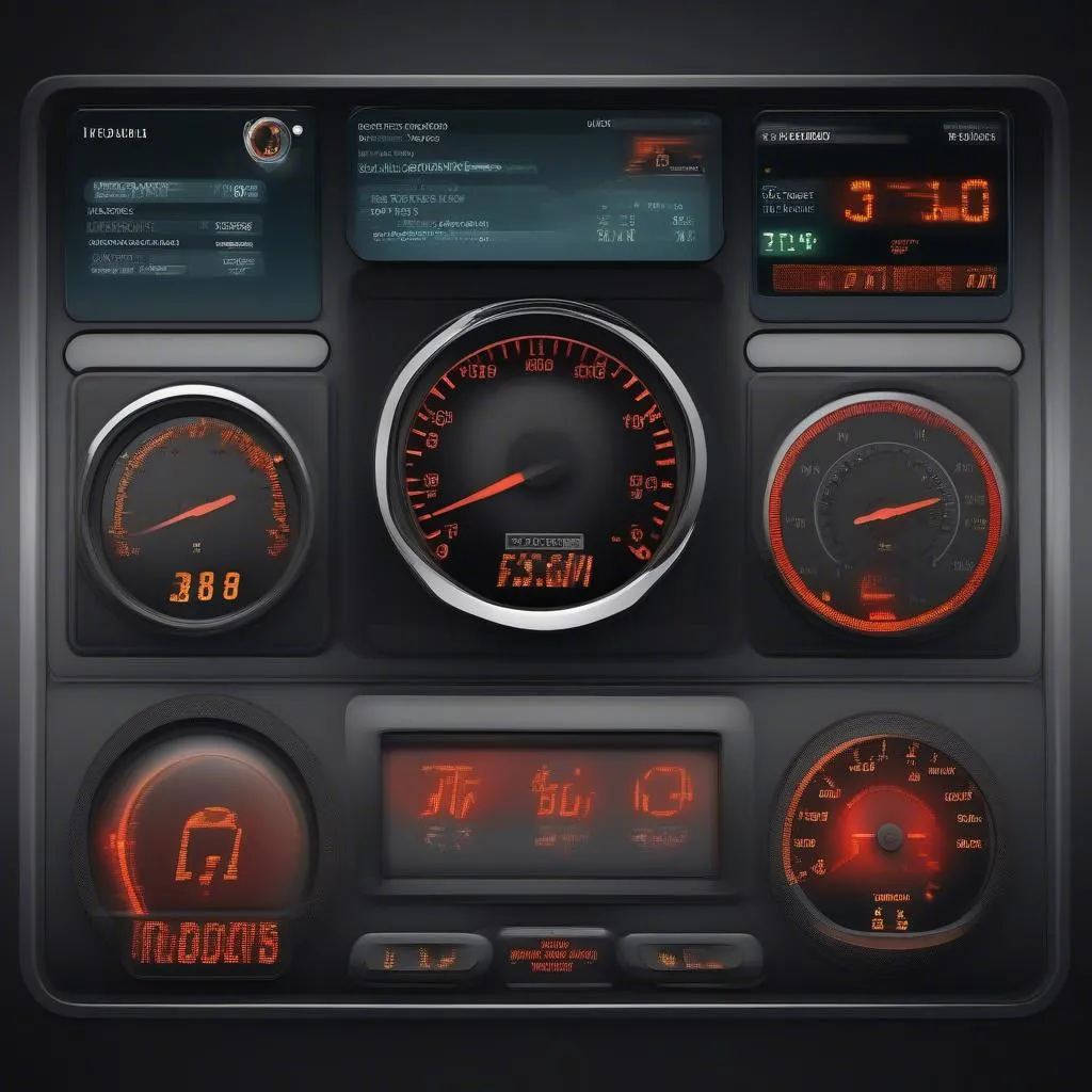 Modern Car Dashboard