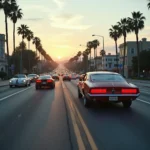 Near Miss on Sunset Boulevard