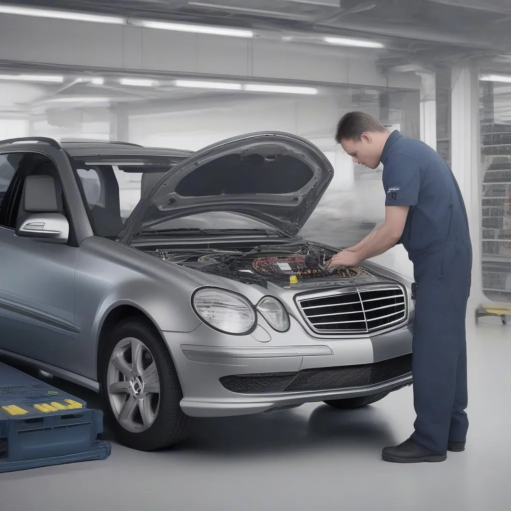 Network inventory scanning tool for Mercedes-Benz fuel gauge diagnosis