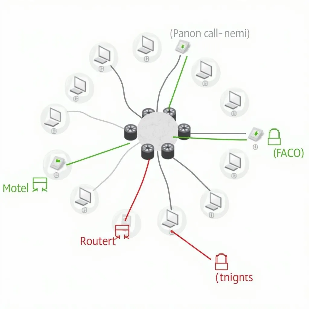 Network Topology with ICMP Scan Results