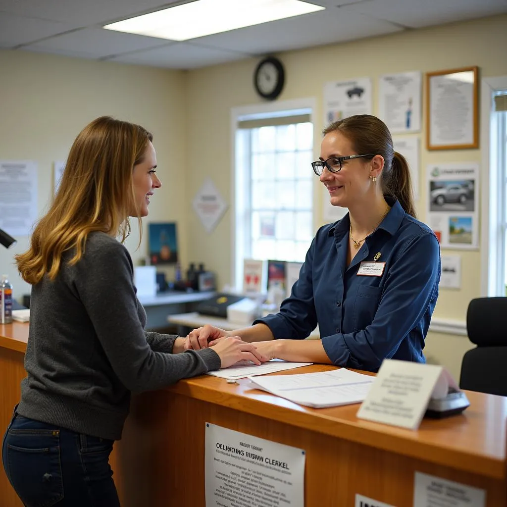 Town Clerk Office in New Hampshire