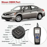 Nissan Altima OBDII Port Location