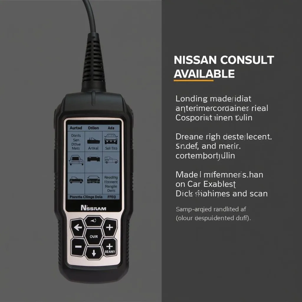 Nissan Consult Scan Tool Rental