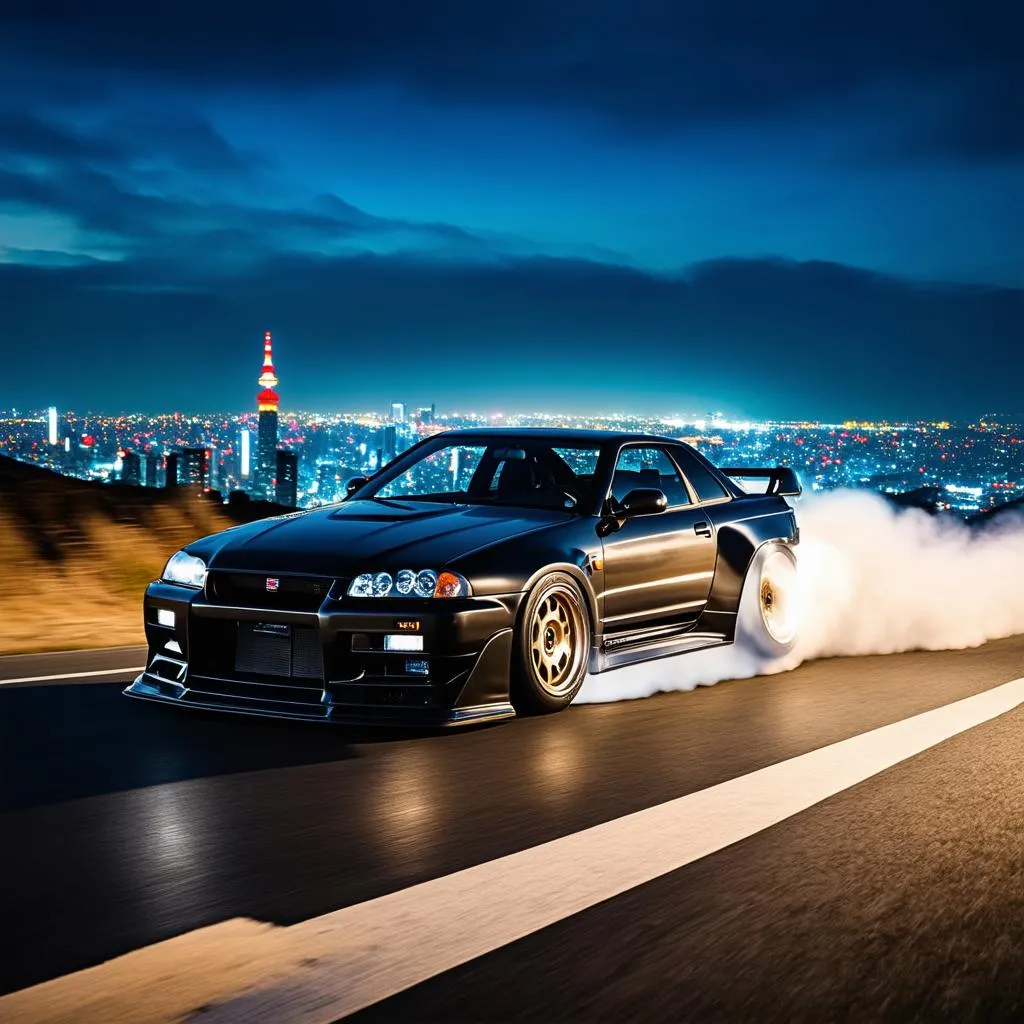 Nissan Skyline Drifting