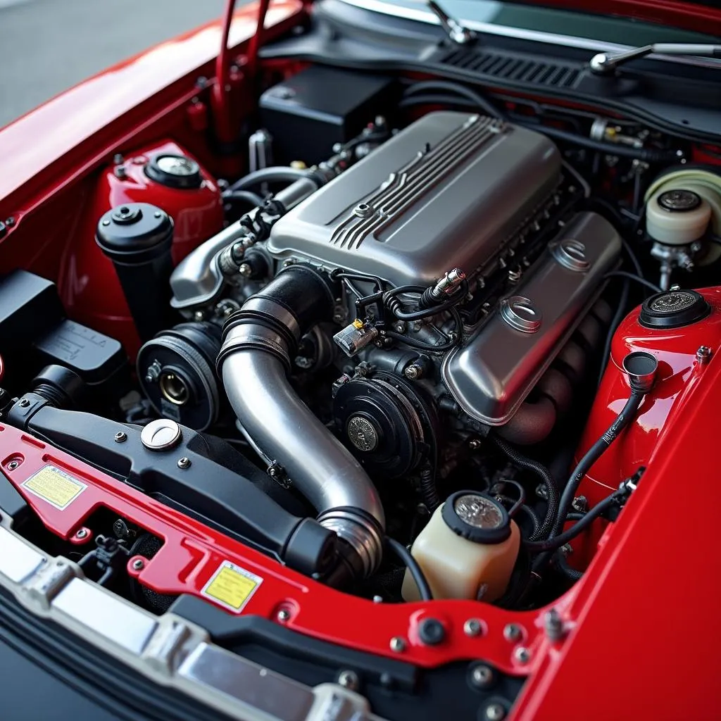 Nissan Z Car Engine Bay