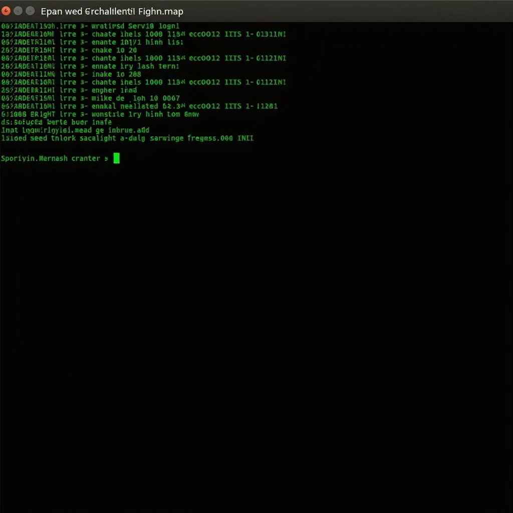 Nmap scan results on a computer screen