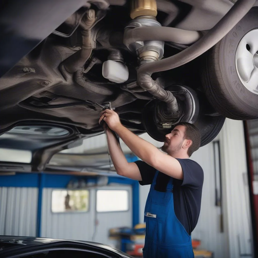 Replacing an oxygen sensor