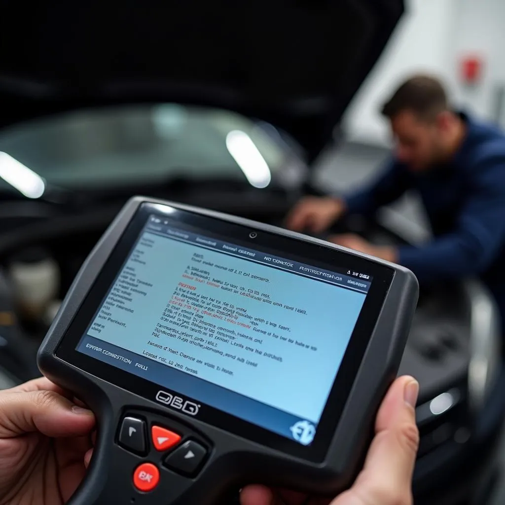 OBD Scan Tool Displaying Error Messages