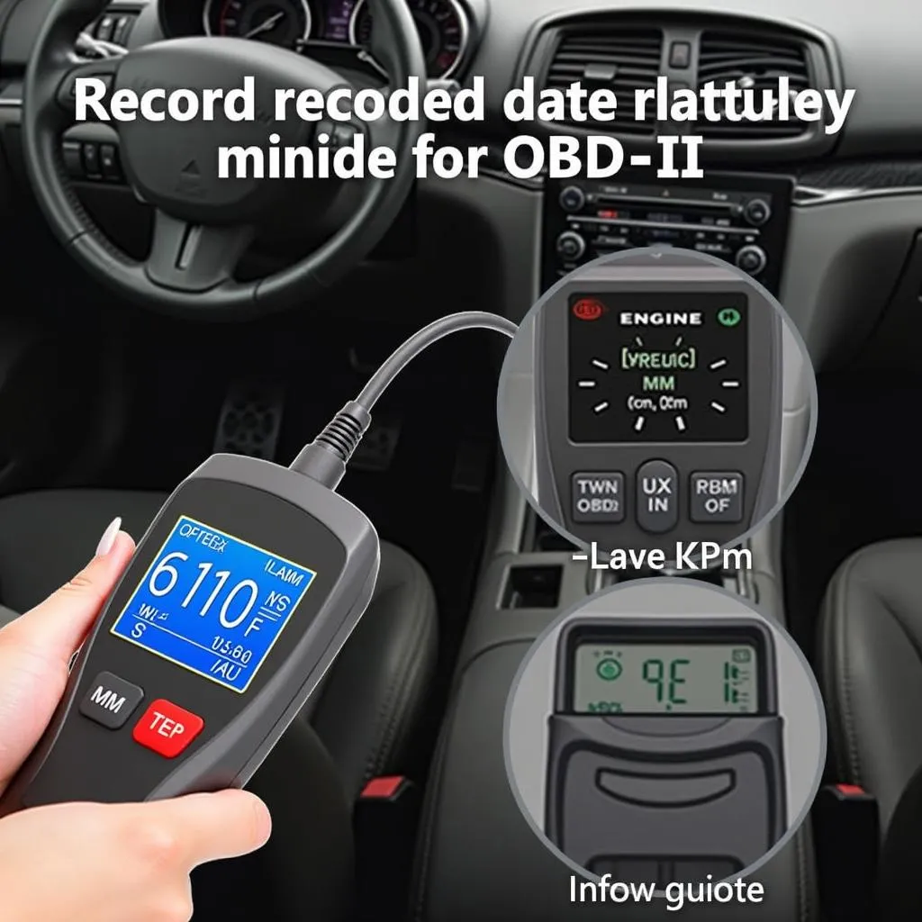 OBD Scan Tool Recording Data