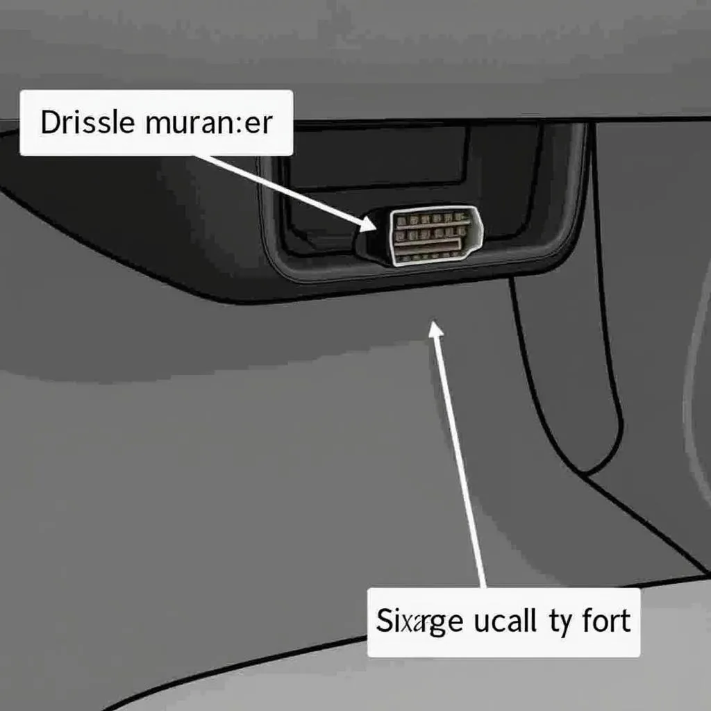 Location of the OBD2 Port in a Car