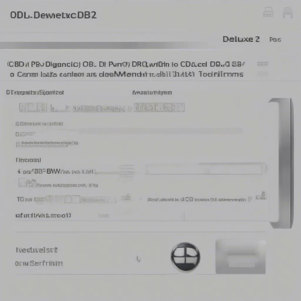 OBD2 Scan Tool Connected to BMW