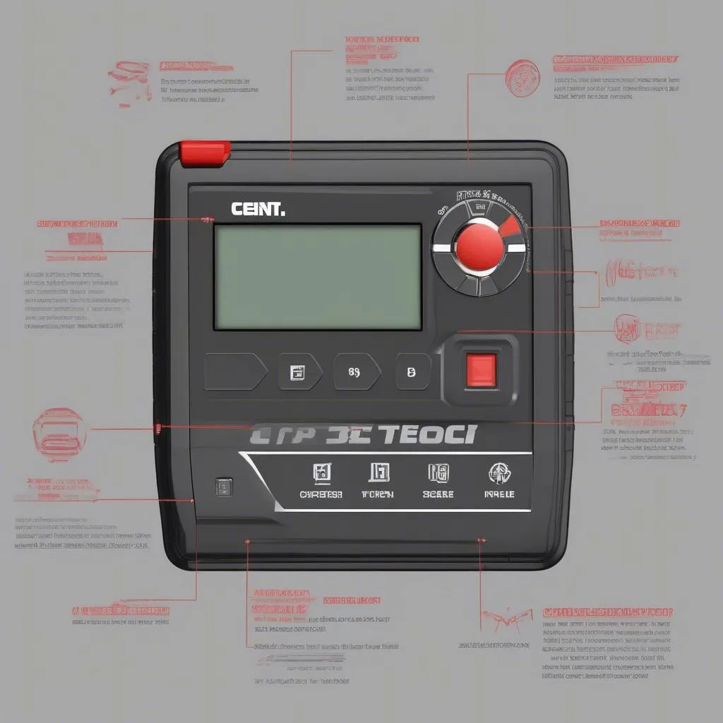 Cen-Tech Deluxe OBDII Scan Tool for European Cars