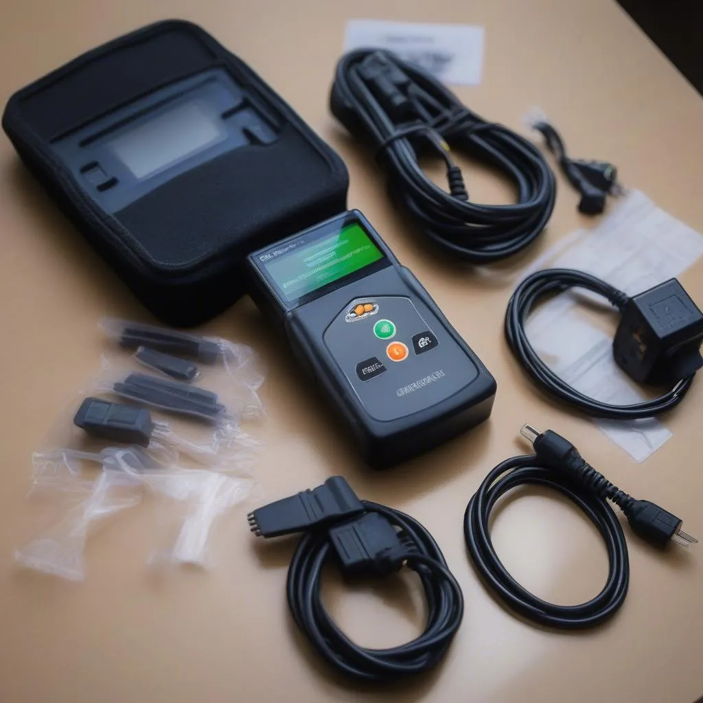 OBD2 Scanner on a Table