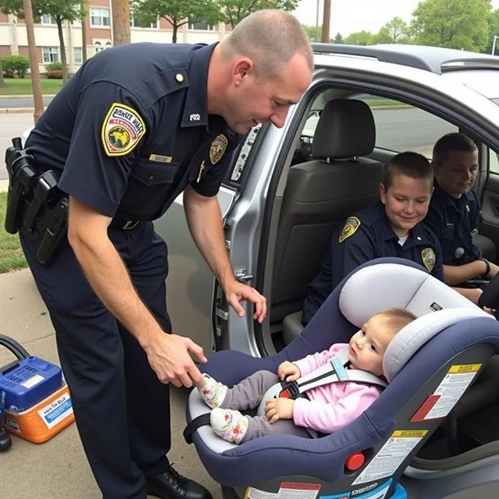 Ohio State Police Car Seat Safety Event