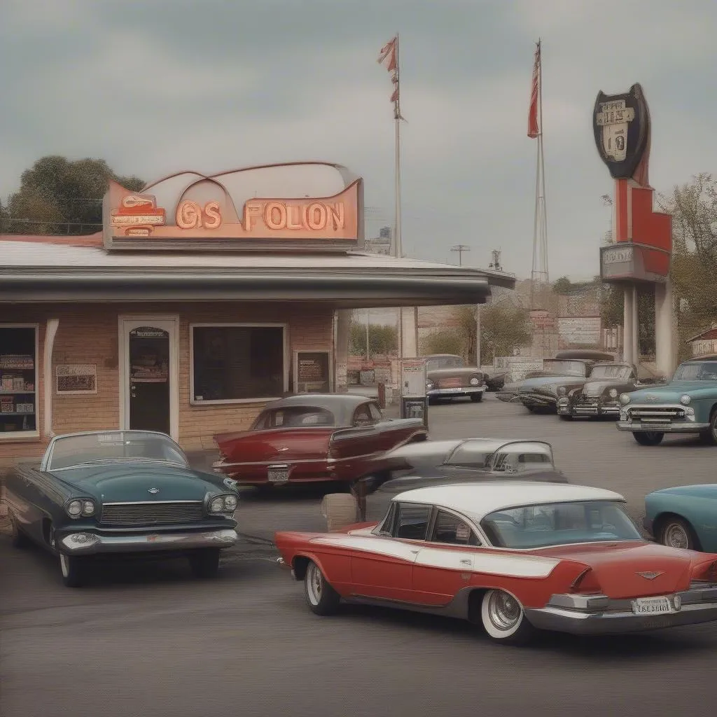 Old Car City Skyline