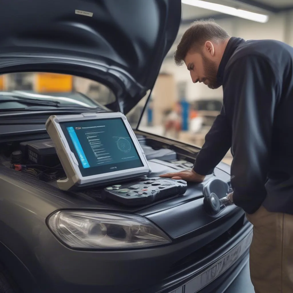 OND1 Scanner Diagnosing a Complex Issue in a European Car