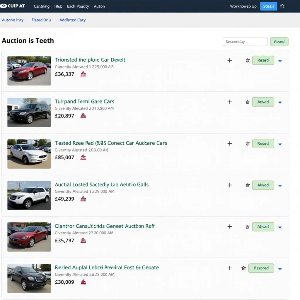 Online Car Auction Platform