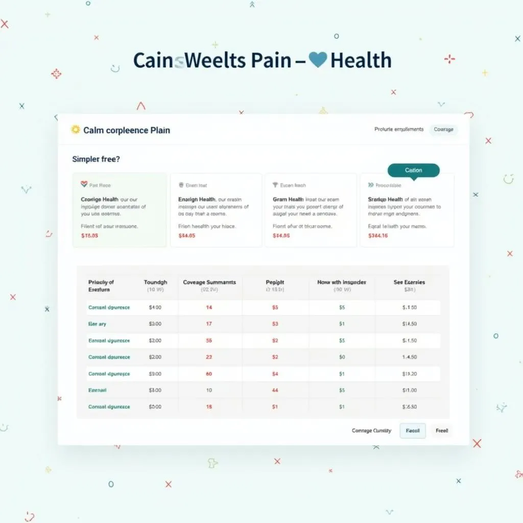 Comparing health plans online