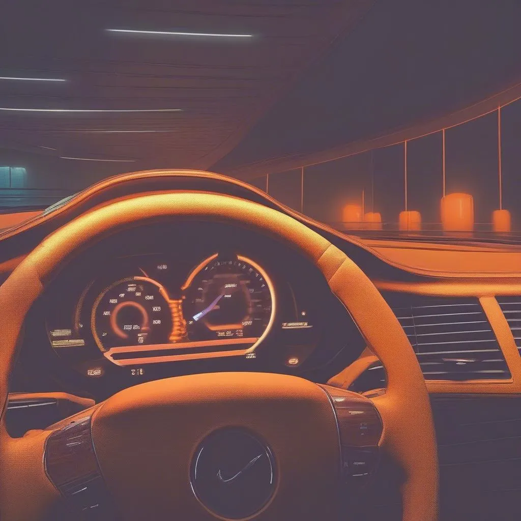 Orange Airbag Light Dashboard