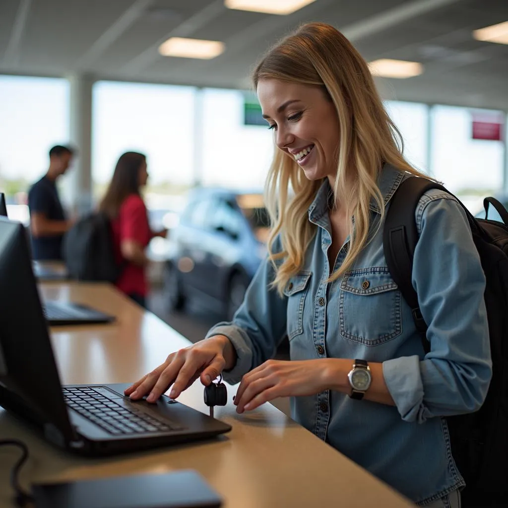 Picking Up a Rental Car at Orlando Airport