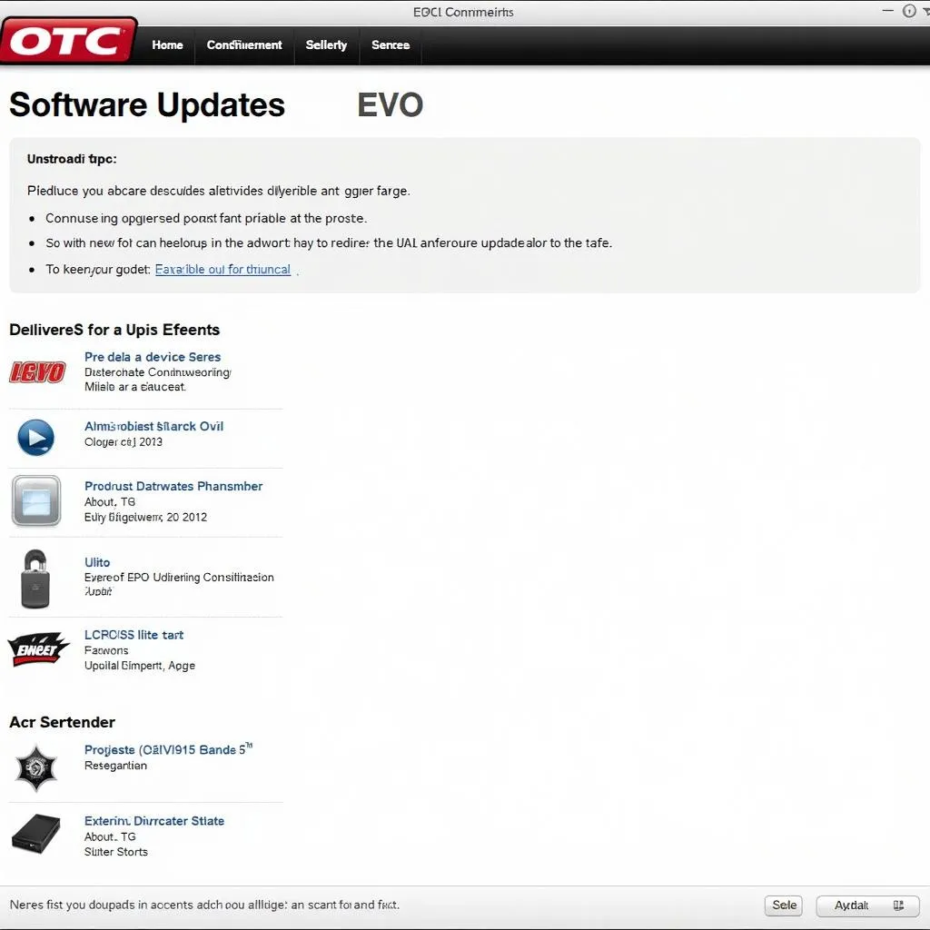 OTC EVO Scan Tool Software Update