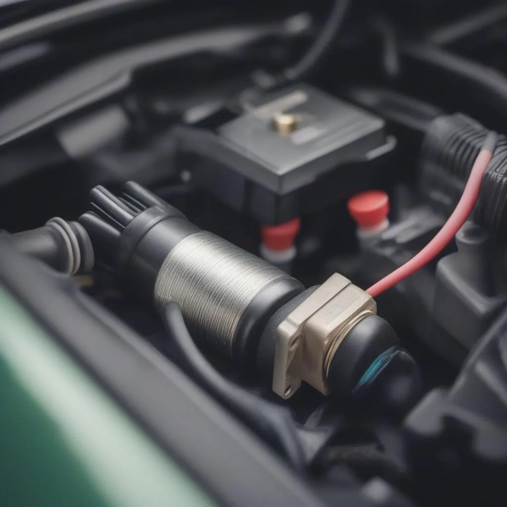 Oxygen Sensor in a Car's Dashboard