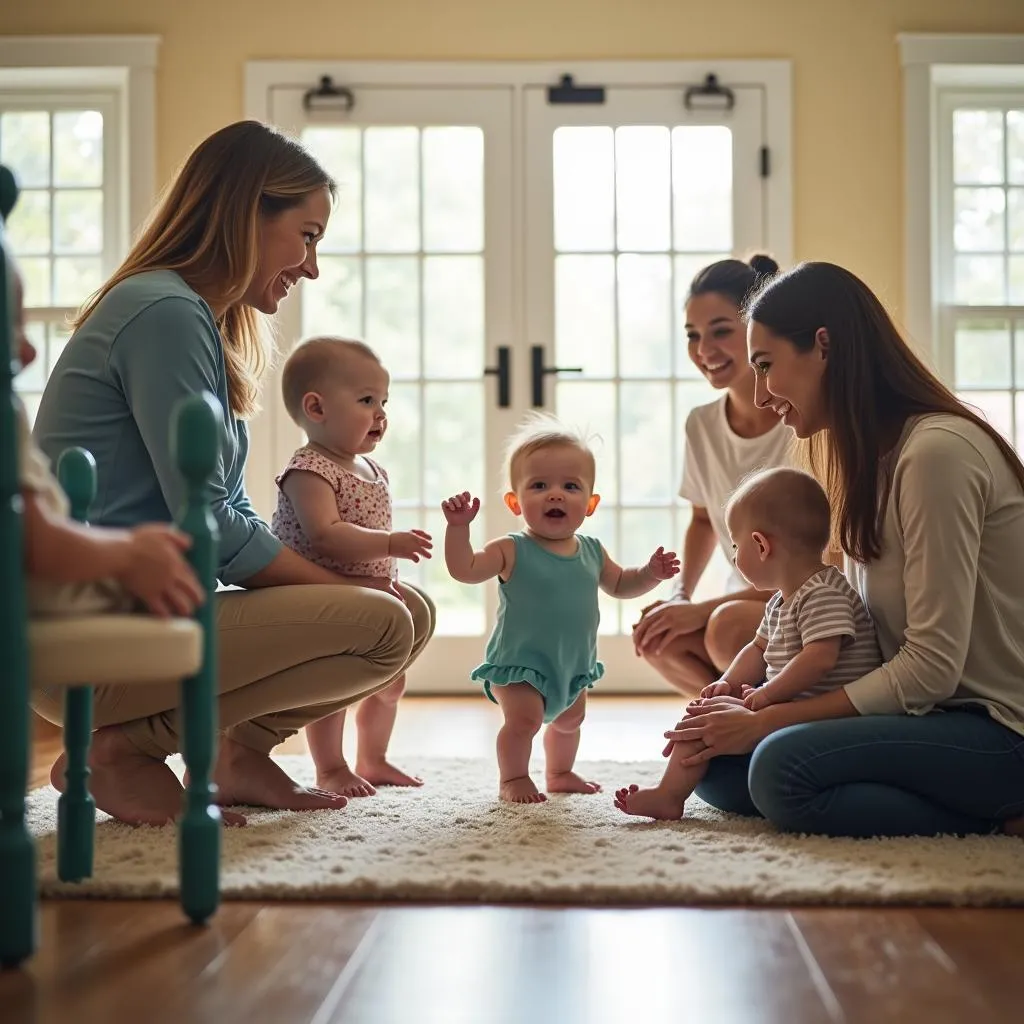 Parents Touring Infant Day Care