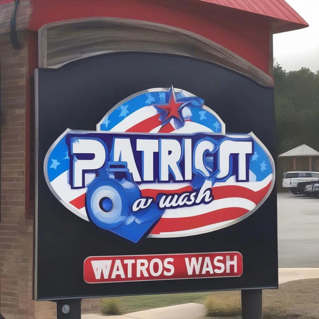 Patriot Car Wash Sign