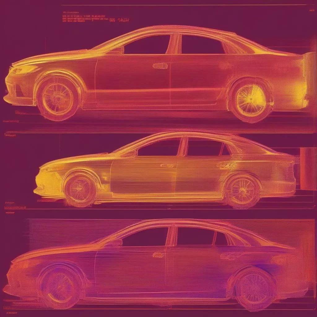 PET scan of a car