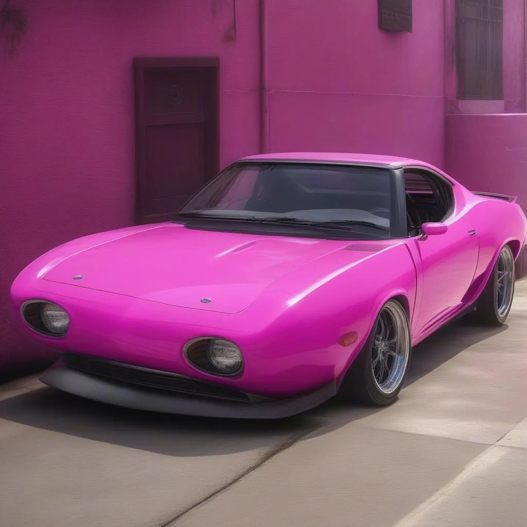 Pink Car in Fast and Furious Movie