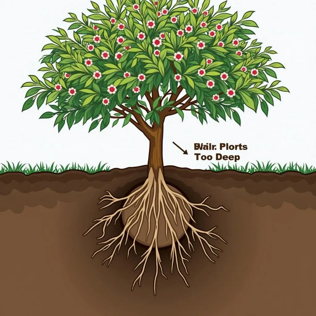 Planting Azaleas at the Correct Depth