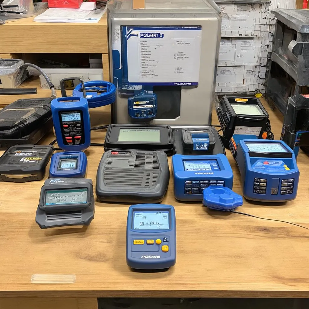 Different types of Polaris diagnostic scan tools