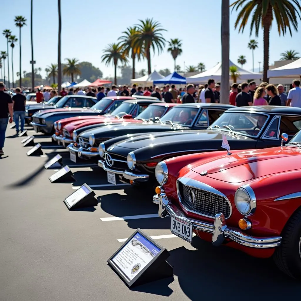 Classic Cars on Display at Pomona Car Show