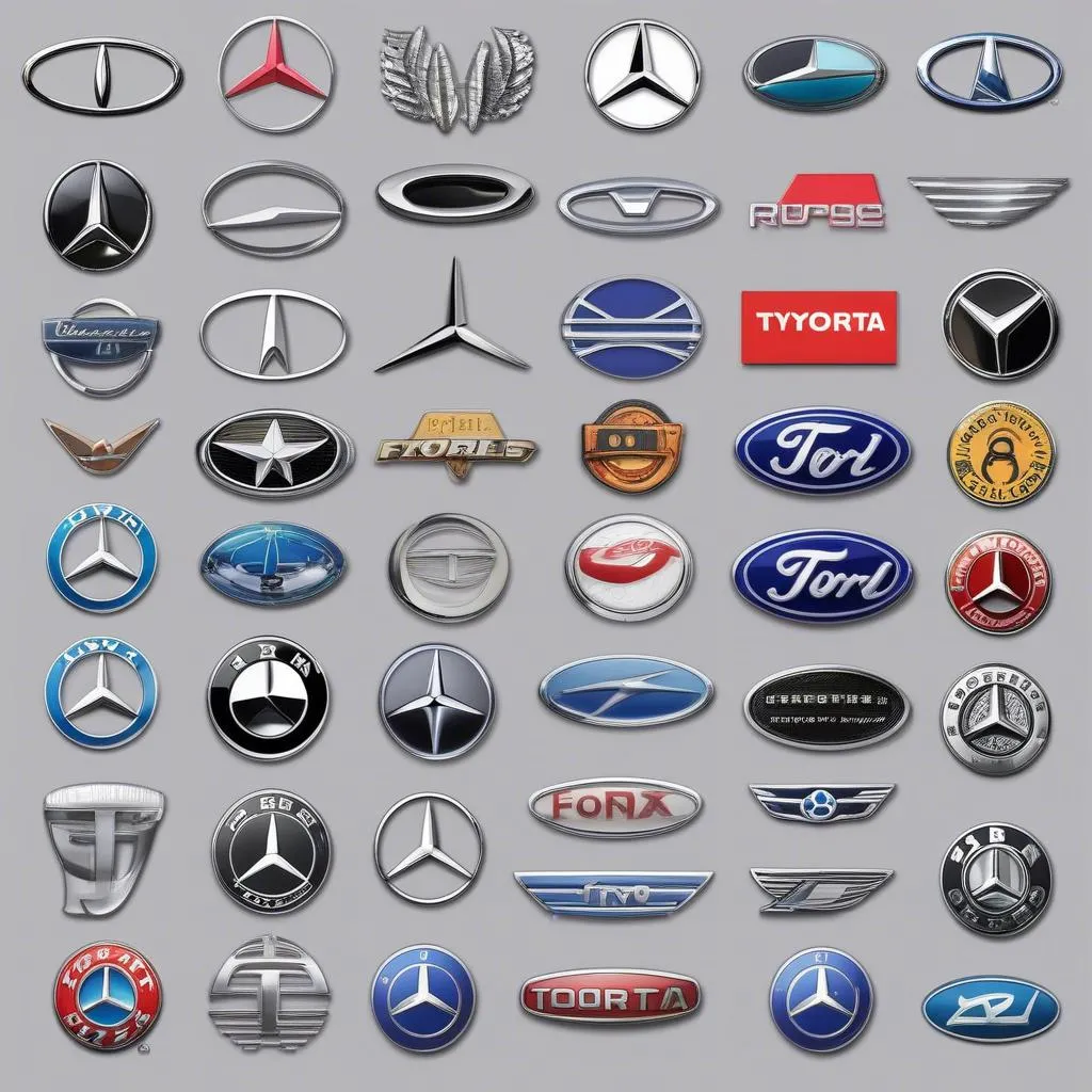 Popular car logos