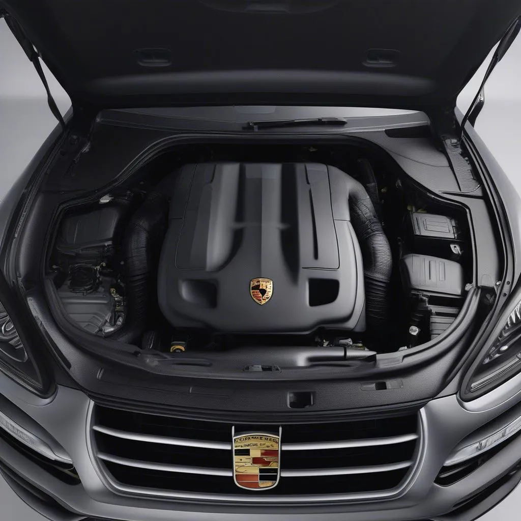 Porsche Cayenne Hood Open