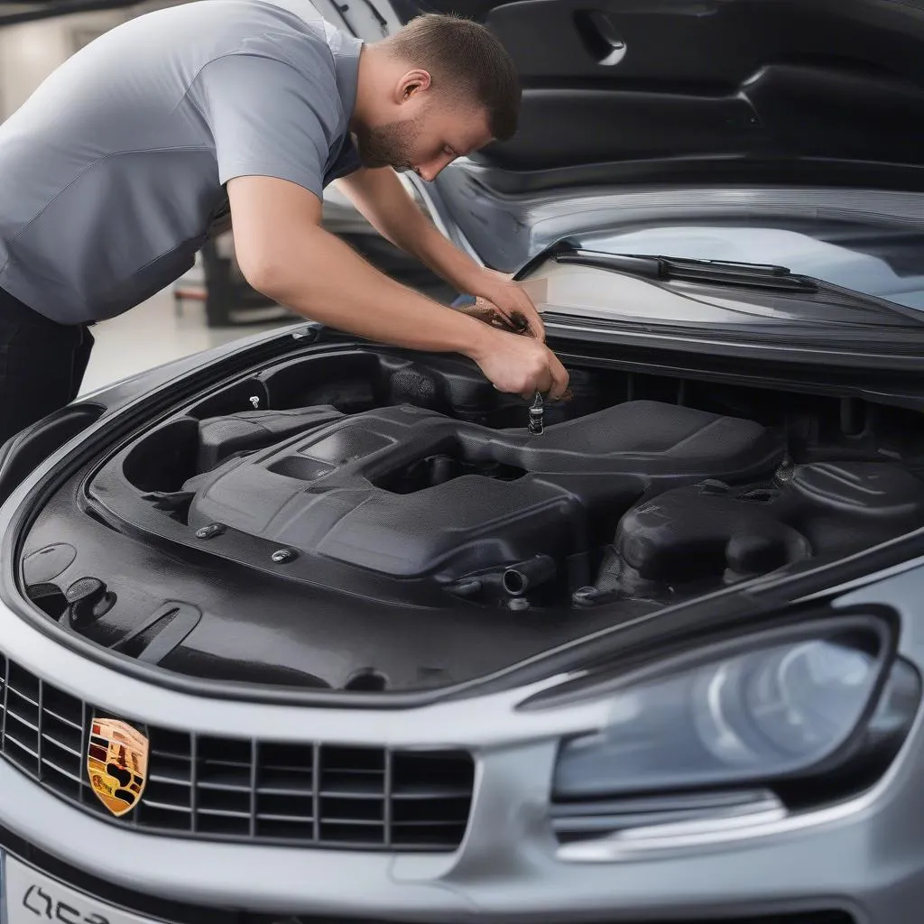 Changing the Oil in a Porsche Cayenne