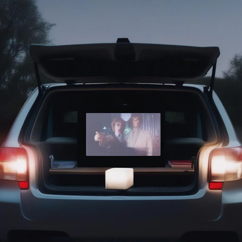 portable screen for car