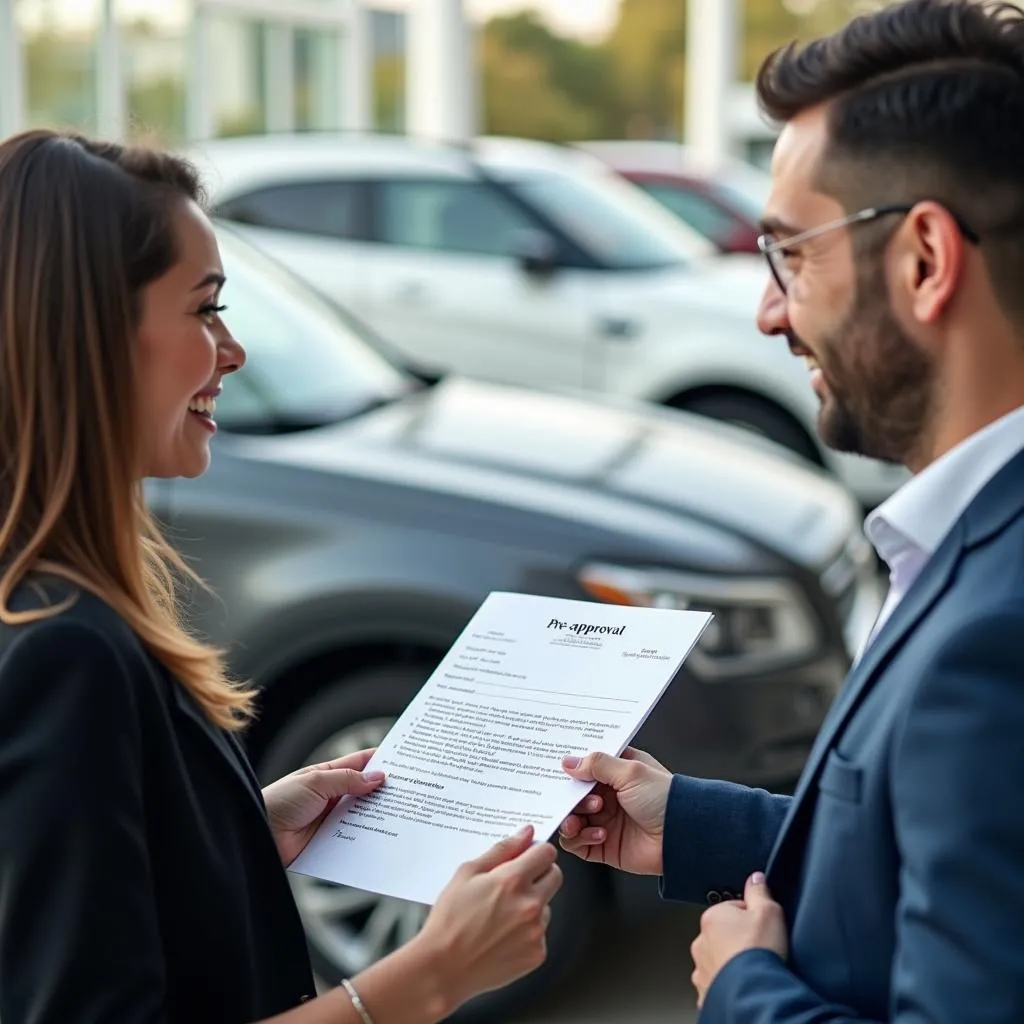 Negotiating a car price with pre-approval