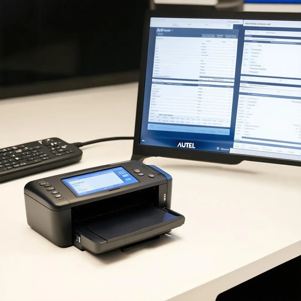 autel scanner with printer