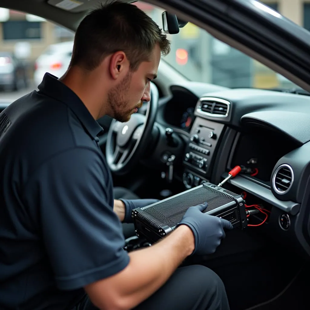 Car Audio Installation by a Professional