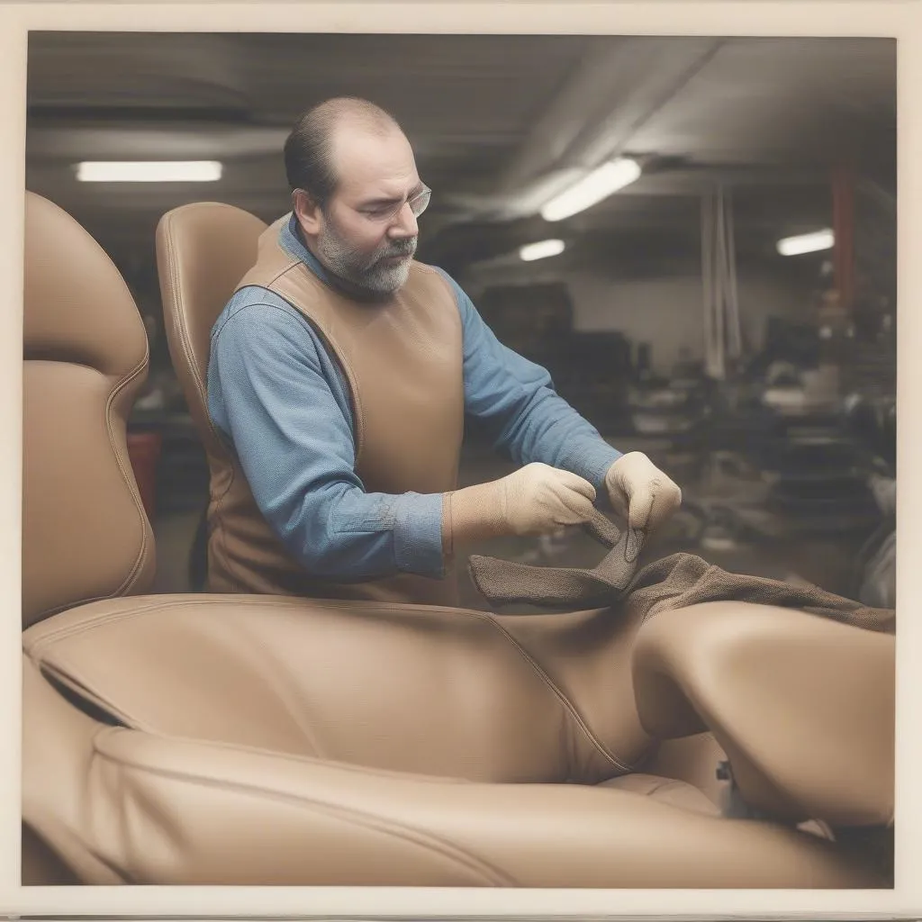 Professional Leather Seat Repair