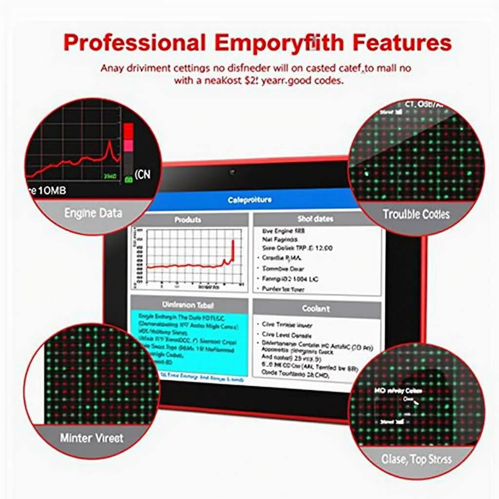 Advanced features of a professional Bluetooth OBDII scan tool