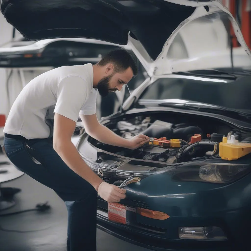 PT Performance tool used on a European car