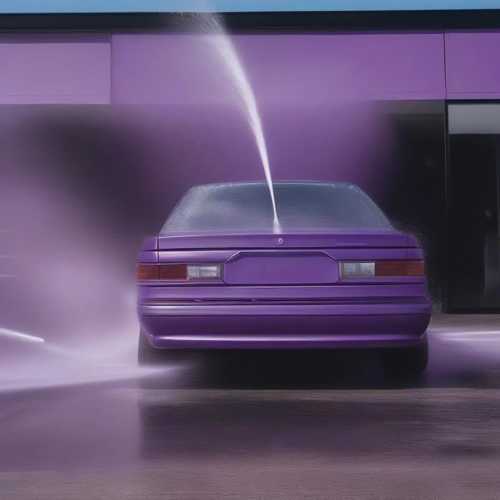 Purple Car Wash