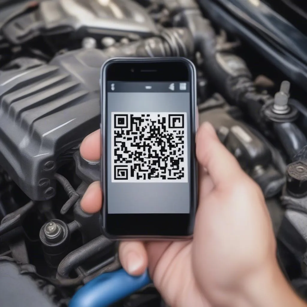 car part qr code