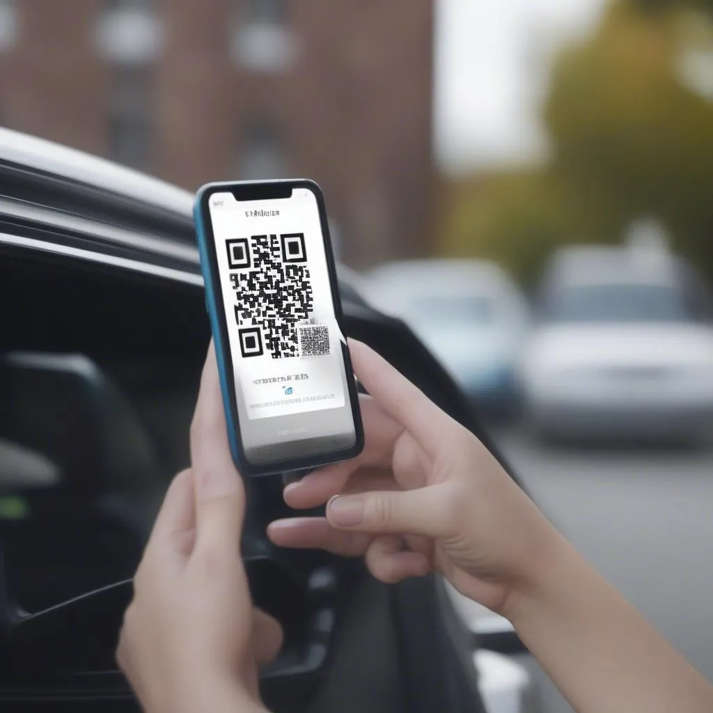 QR Code Reader for Car